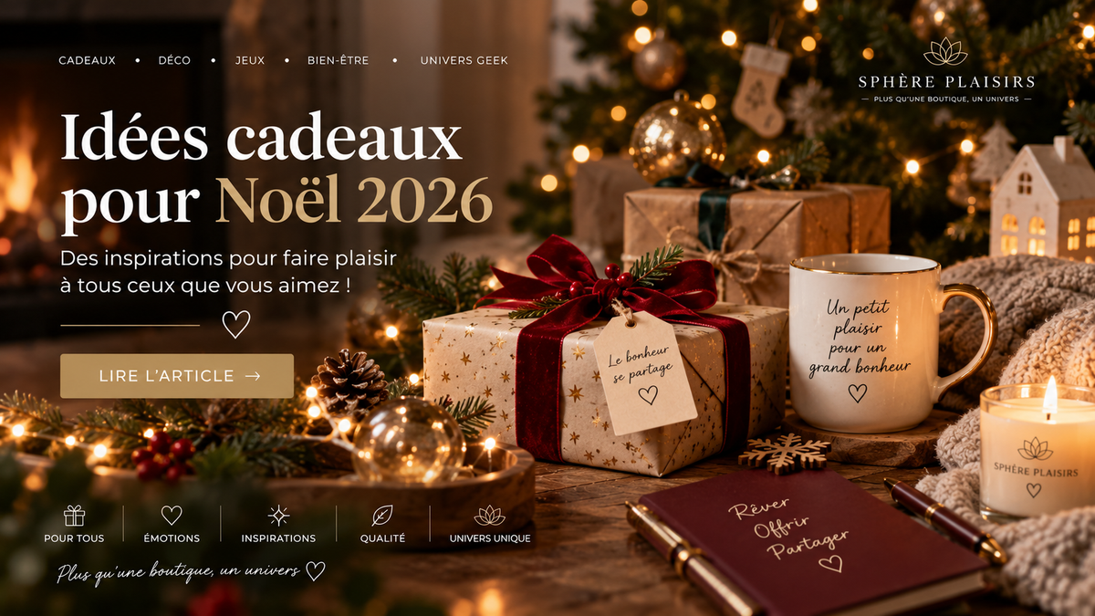Idées cadeaux pour Noël 2026 - Sphère Plaisirs